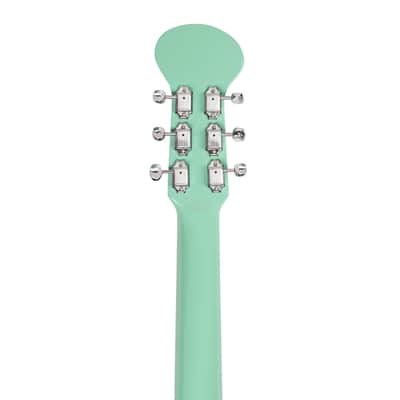 Danelectro Baby Sitar Electric Guitar - Aqua image 6