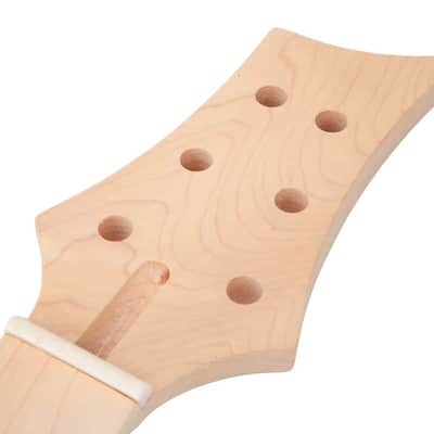 Maple Wood Electric Guitar Neck, 22 Frets Maple Fingerboard Doves image 2