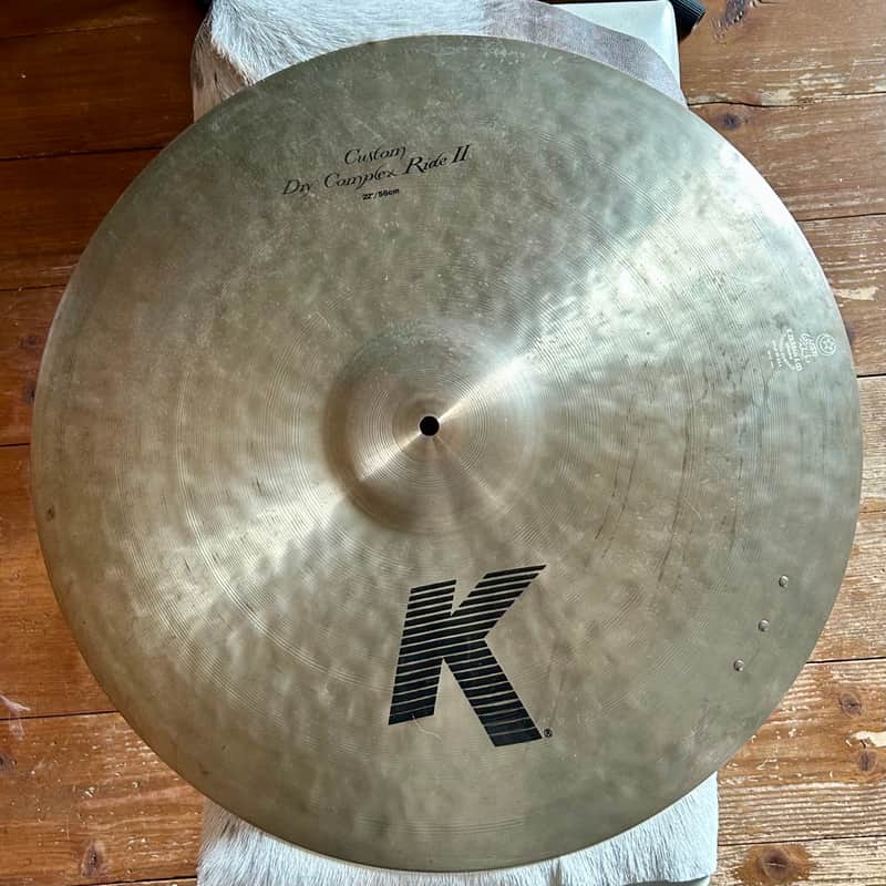 22” Zildjian K Custom Dry Complex Sizzle Ride II (2008) image 1