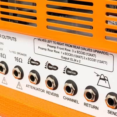 Orange Rockerverb MkIII Guitar Amplifier Head (50 Watts) image 8