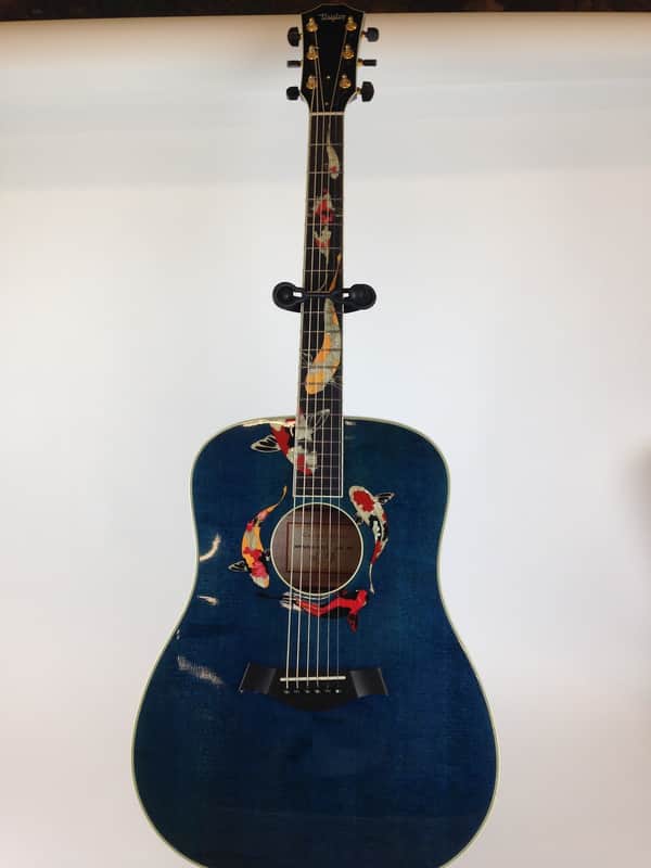 Taylor Custom 6 String Guitar GSLJ Koi Living Jewel Enlay Limited 65 of 100  with Original Hard Case image 1