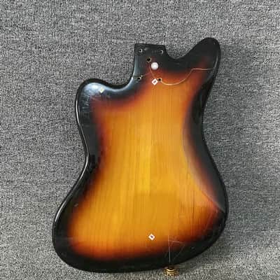 Tobacco Burst Jazzmaster Style Guitar Body DIY Project image 6