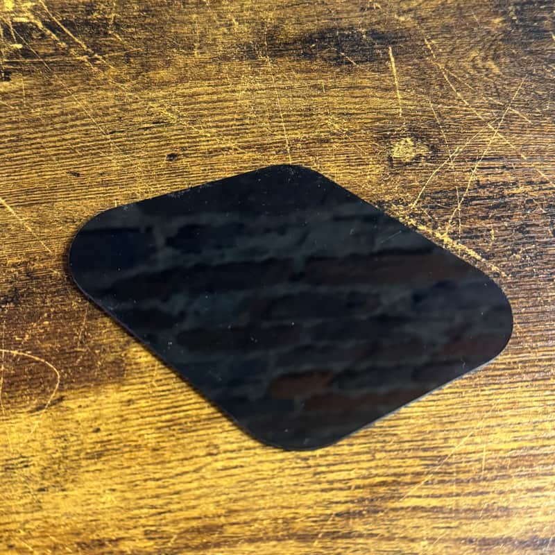 Gibson Custom Shop Les Paul Control Cover *Undrilled* (2020s - Black) image 1
