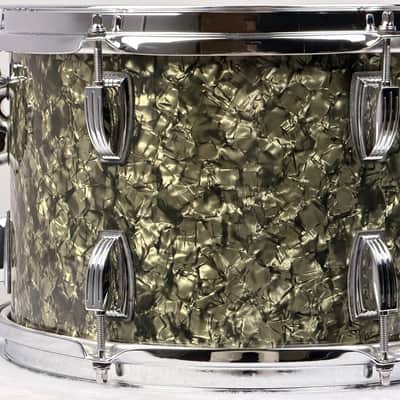 Ludwig 18/12/14" Classic Maple Jazzette Outfit - Moss Green Pearl image 10