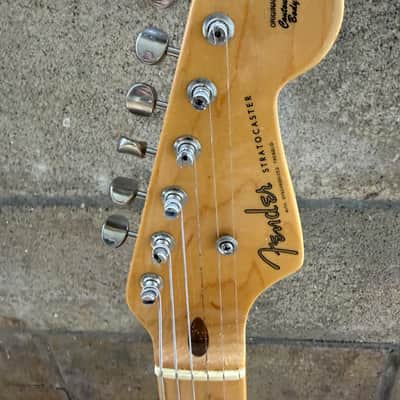 Fender 60th Anniversary 1954 Reissue Stratocaster 2014 - 2 color sunburst image 4