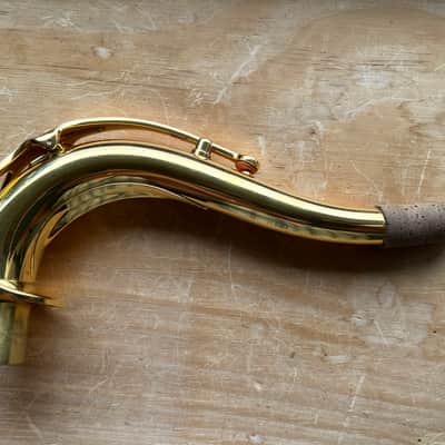 Yamaha Custom F1 Tenor Sax Neck - Gold Plated image 5