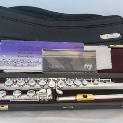 YAMAHA YFL-811 Total Silver Hand Made Flute | Reverb
