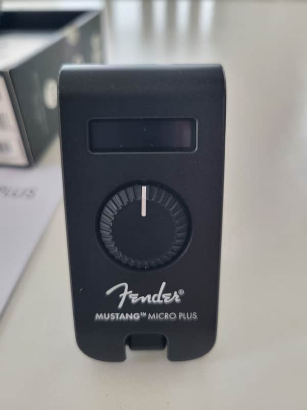Fender Mustang Micro Plus Guitar Headphone Amp 2024 - Present - Black image 1