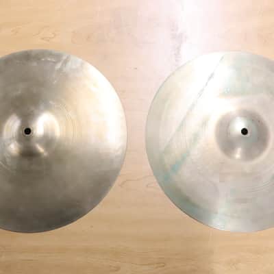 Zildjian 14" A. Avedis Thin Hi-Hat Cymbals Vintage 1960's 768/799gs