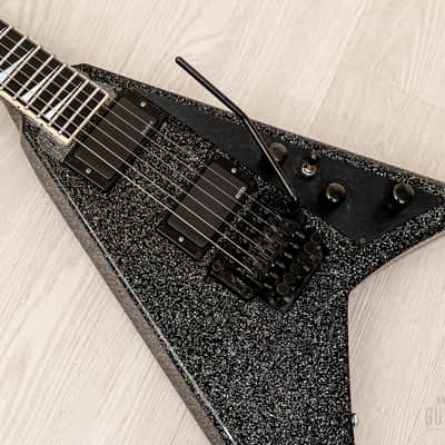 1994 Jackson USA Randy Rhoads RR1 Flying V Holoflake w/ EMG, Case image 7