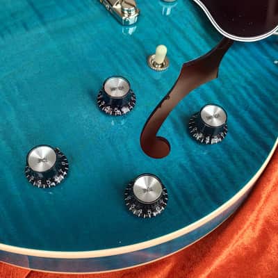 Gibson ES-335 Figured Ocean Water Perimeter * RARE Demo Model * image 3