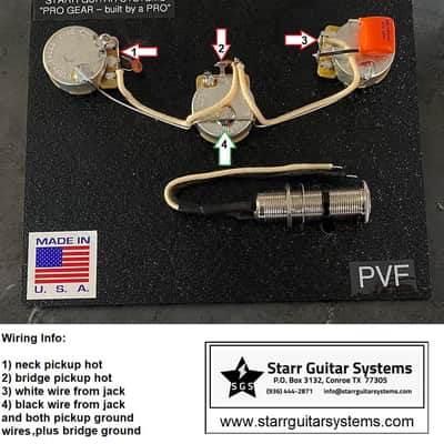 Peavey Foundation Bass wiring harness upgrade NEW!! image 3