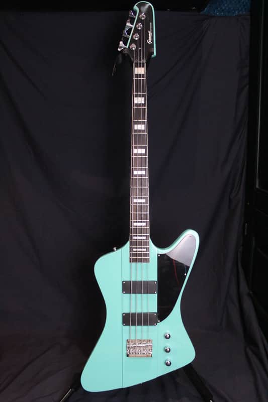 Gamma Bass Guitars Gamma Custom G22-05 Epsilon Model, Juno Green 2022 - Juno Green image 1