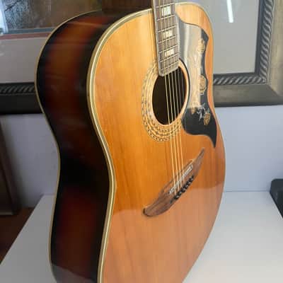 Kawai KF-90 Vintage Acoustic Guitar 60’s-70’s in Sunburst image 12