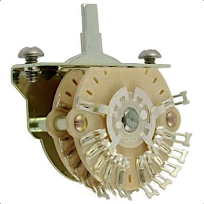 5-way 4-Pole Lever Switch-Oak Grigsby image 1