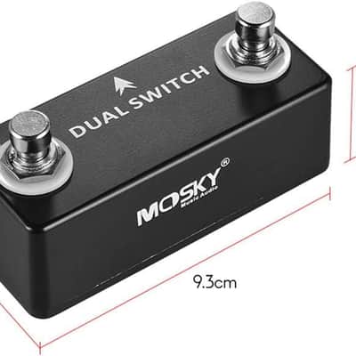 MOSKY DUAL SWITCH Guitar Effect Pedal Dual Footswitch Foot Switch Guitar Pedal (Price includes the import duty for US buyer) image 7