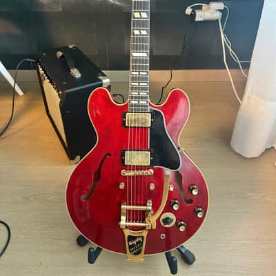 Gibson Custom Shop Murphy Lab Back To The Future '55 ES-345 "Reissue" Light Aged 2025 Cherry Red image 2