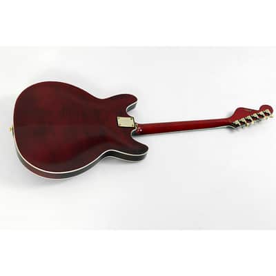Hagstrom '67 Viking II Hollowbody Electric Guitar Regular Transparent Wild Cherry image 2
