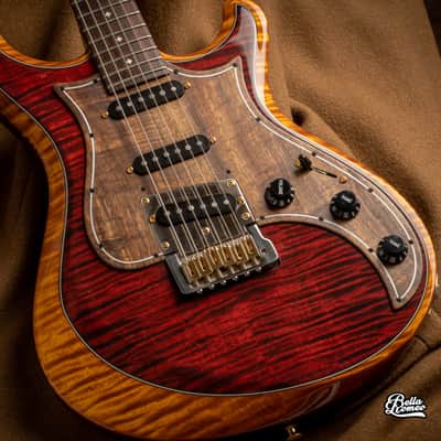 Knaggs T1 Severn Trem SSS Gloss Burgundy /  Copper Guitar [Demo] image 9