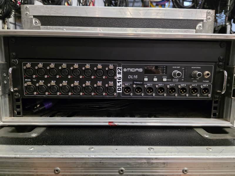 Midas DL16 16-Input 8-Output Stage Box Case NOT Included