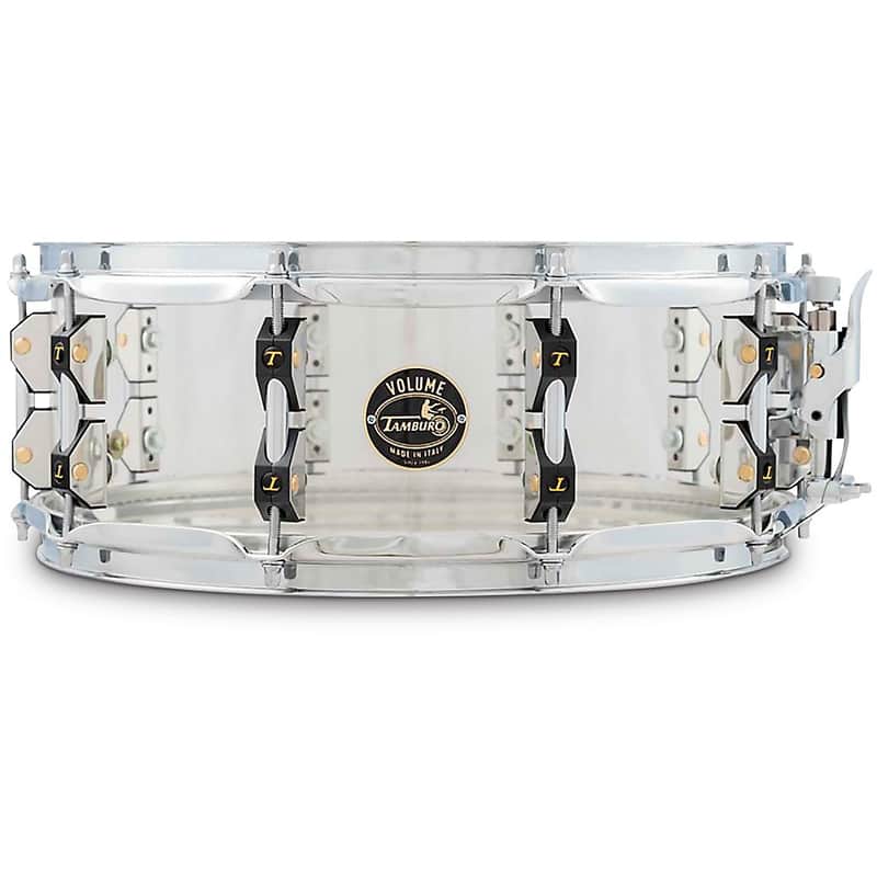TAMBURO Volume Series Snare Drum Regular 14 x 6.5 in. Clear image 1