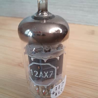 Very nice and rare NOS 60's or early 70's Miniwatt Philips 12AX7 ecc83 Made in Australia, very strong Orange Hiwatt Marshall image 4