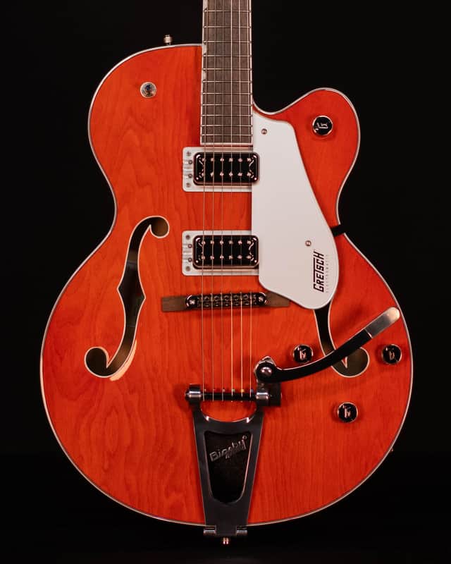 Gretsch G5420T Electromatic Hollow Body Single-Cut with Bigsby, Laurel FB, Orange Stain image 1