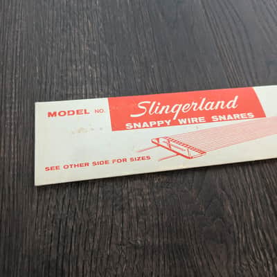 Slingerland Snappy Wires S0Z2013 Snare Wires 1990s-2000s image 2