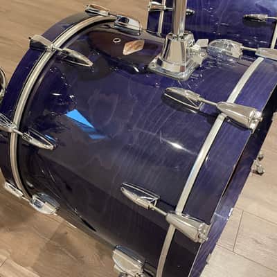Yamaha Beech Custom Drums - Made in Japan - Blueberry image 12