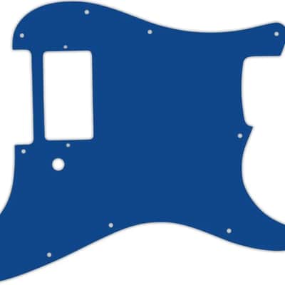 WD Custom Pickguard For Single Humbucker Fender Stratocaster #08 Blue/White/Blue