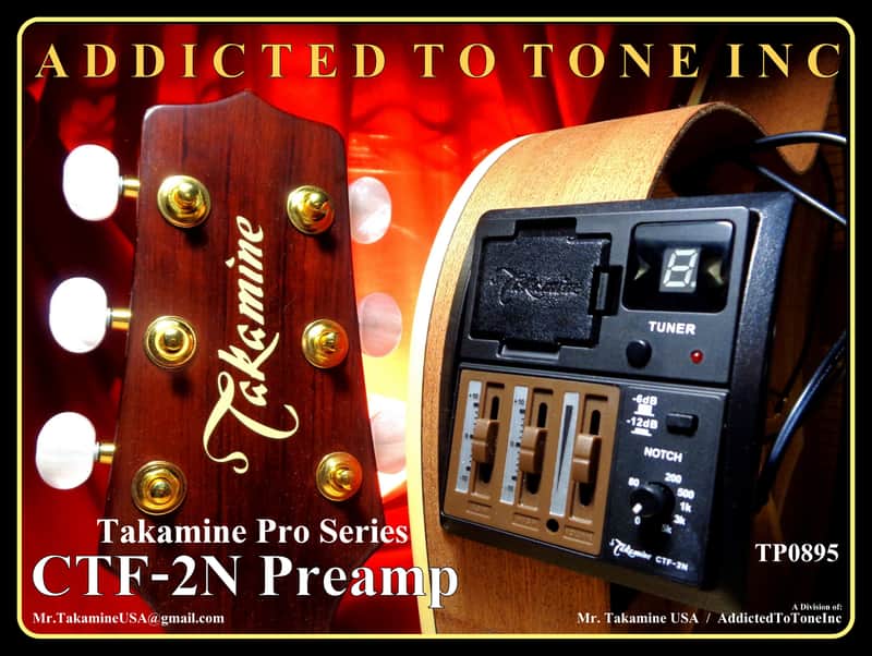 Takamine Pro Series CTF-2N FET Circuitry Preamp / TP0895 / New OEM Part Bild 1