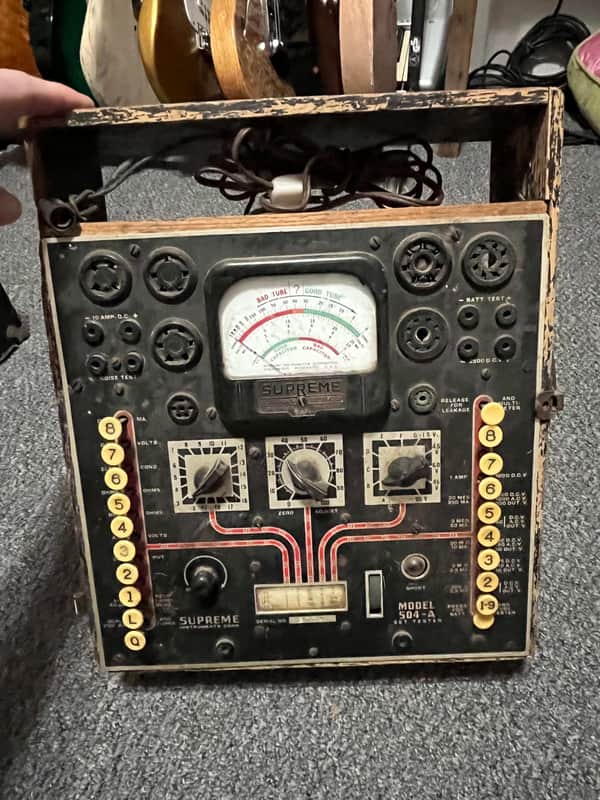 Supreme 504-A Tube Tester - Vintage image 1