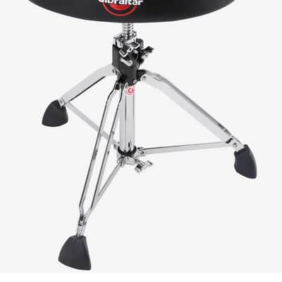 Gibraltar 9608M 9600 Series Pro Moto-Style Drum Throne - Black/Chrome image 2