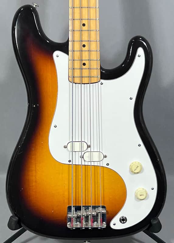 '80's Squier Bullet Bass B-34 3-Color Sunburst image 1