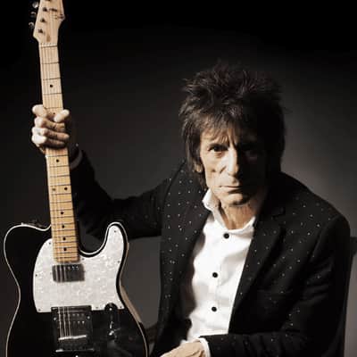 ESP Telecaster Ex Ron Wood THE ROLLING STONES Black 1993 image 11