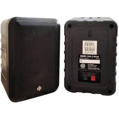 BIC America RTRV44-2 RtR 4" Indoor/Outdoor Weather-Resistant Speakers 100W image 2