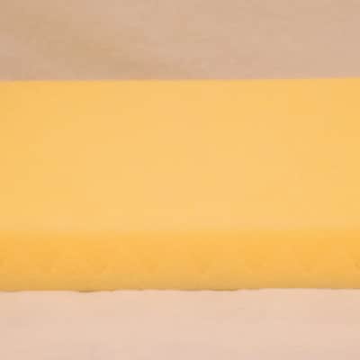 UNMARKED ALL PURPOSE FOAM MUFFLERS, CASE PADS, INSULATORS, ETC - YELLOW CAKE FOAM SECTIONS BUYER SHIPS! image 2