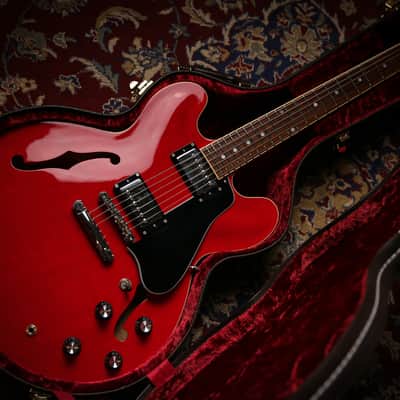 Tokai Japanese ES-156 Semi Hollow Cherry Red image 1