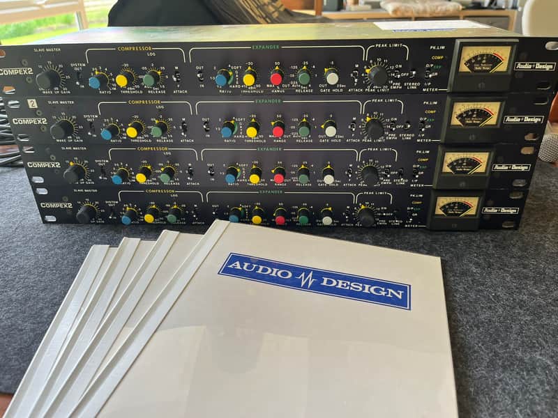 Audio & Design Recording (ADR) Compex 2 compressor/expander/limiter x 4, consecutive serial numbers image 1