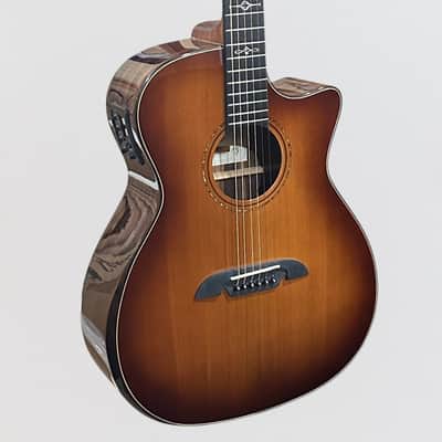 Alvarez AGE95CESHB Grand Auditorium Red Cedar/Macassar Ebony Acoustic-Electric Guitar - Shadowburst image 2