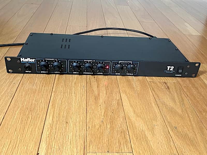 USA Made 90's Hafler T2 Multi-Tube Rack Mount Guitar Preamp, Very Good Condition image 1