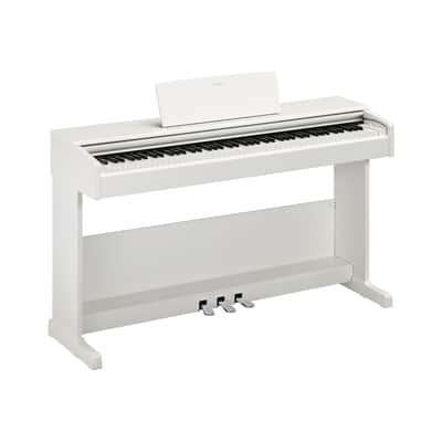 Yamaha Arius YDP-105 88-key Digital Piano with 3-pedal Unit and Bench (White) image 3