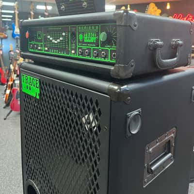 Trace Elliot AH2007S Amp Head-2103X 210 Speaker Cab-1153T 115 Speaker Cab SMX Dual Compressor Complete Vintage Stack 1996 - Black image 3