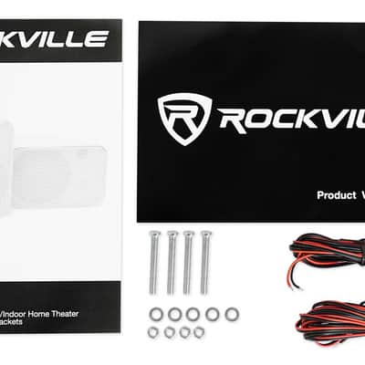 2 Rockville 6.5" 500w Outdoor Speakers+Waterproof Covers For Restaurant/Bar/Cafe image 11