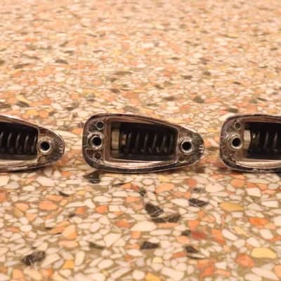 Slingerland Chrome Sound King Small Drum Lugs 3pk Vintage 1970's 1.5" image 5