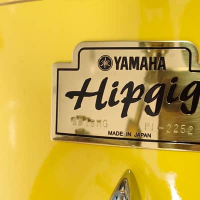 Yamaha - Hipgig MKI – Yellow Drum Kit – Vintage Rare Compact Drum Set - Inc. Cases image 6