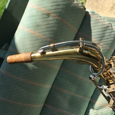 SUMMER DEAL PRO VERSION "MADE EXPRESSLY" FOR F. E. OLDS EARLY L.A PARISIAN ALTO SAXOPHONE (NOT "AMBASSADOR" CHEAP LATER ONE) ORIGINAL LACQUER NEWER PADS BRILHART MPC , NICE CASE, EXTRAS made france image 18