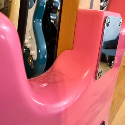 Squier Contemporary Stratocaster HSS with Floyd Rose 1989 - 1990 - Flash Pink image 9