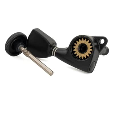 Brio 3x3 Locking Tuners 18:1 Ratio • Full Sealed Locking Machine Heads - Black image 6