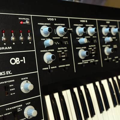 Oberheim OB-1 version 1 rare 1978 analog synth with Tauntek mod, 64 presets. SERVICED. image 6